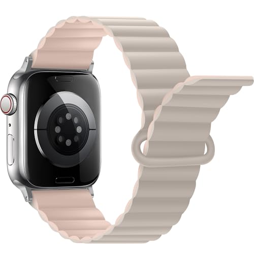 Bracelet magnétique réversible double face pour Apple Watch 40mm 41mm boucle iWatch