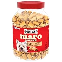 Milk-Bone MaroSnacks Small Dog Treats with Real Bone Marrow, 40 Oz. Canister