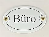 Targa per porta smaltata ovale. Smalto originale, cotto a caldo, resistente agli agenti atmosferici, nessuna lamiera verniciata sottile, realizzata a mano (nessuna produzione a filo. ), bombato, lucido.