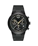 Movado Bold Fusion Men's Watch - Swiss Quartz Chronograph Movement, Stainless Steel Link Bracelet - 5 ATM Water Resistance - Luxury Fashion Timepiece for Him - 44mm