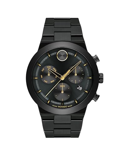 Movado Bold Fusion Men's Watch Swiss Quartz Chronograph Movement