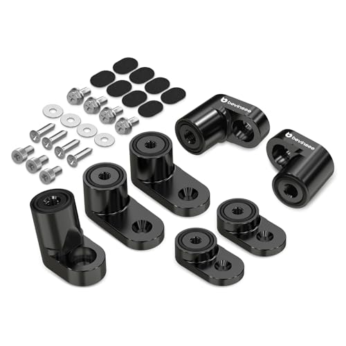 Bevinsee Rear Wing Spoiler Riser Extendsion Kit Compatible with Ford Focus ST 4Dr Hatchback 2013+ 2014 2015 2016 2017 2018 Compatible with Ford Focus RS 2016-2018 Black