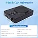 8-Inch Car Subwoofer with 600W Power, High-Performance Sound, Durable Stainless Steel Body, and Efficient Heat Dissipation - Compact, Powerful Bass for Car Audio Systems,Easy Under-Seat Installation