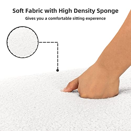 Maslier Mid-Century Modern Dining Chairs Rattan Kitchen Chairs Accent Dining Chairs Armless Mesh Cane Backrest Chairs,Upholstered Fabric With Metal Chrome Legs,Leisure Rattan Chair Set Of 2, White #TOP2