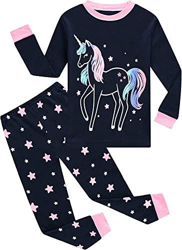 Little Hand Ensemble de Pyjamas pour Filles Licorne Vêtements de Nuit pour Enfants à Manches Longues Pjs Âge 2-3 Ans Cover