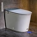 Casta Diva Smart Toilet with Bidet Built in, Auto Open/Close Lid,1000g MaP Flush, Heated Seat & Foam Dispenser, Foot Sensor Auto Flush, Blackout Flush, Bidet Toilet with Tank Built in (CD-K030PRO)