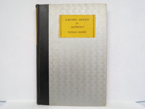 Scientific Method in Aesthetics B000O3R2EA Book Cover