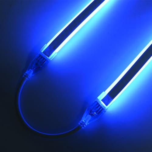 Image of Yescom 10 Sets of LED Strip Connectors 2 to 1 Wire Splice Connector 1ft Extension Cord Cable for BiLume RGBW AC110-120V LED Neon Rope Lights
