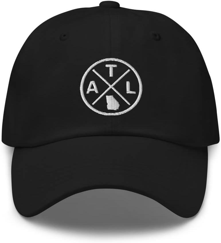 Retro Atlanta Baseball Hat ATL Emblem Dad Hat Cap