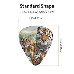 Tigers Médiators en celluloïd coloré pour guitare basse, amateurs de musique, guitares, électriques et acoustiques avec 0,46 mm, 0,71 mm, 0,96 mm - Les Beatles, Paul McCartney, John Lennon, RIngo Starr, George Harrison Tigers Médiators en celluloïd coloré pour guitare basse, amateurs de musique, guitares, électriques et acoustiques avec 0,46 mm, 0,71 mm, 0,96 mm – Image 4