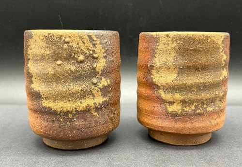備前焼　茶色の陶器製　湯呑み　未使用 備前焼 ふるさと納税サイト「さと | 岡山県備前市 | 夫婦湯呑(木箱付) 工芸品
