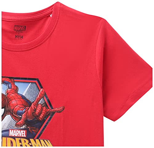 Image of Marvel Boys Cotton Round Neck T-Shirt