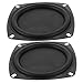 Tofficu 2 pezzi Diaframma Vibrante per Altoparlante con Supporto in Plastica Diaframma Passivo per Woofer e Speaker Ricambio Audio per Riparazione Diffusori Ecologico e Sicuro immagine