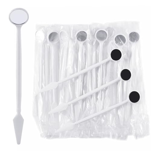 Miroir buccal jetable de 200 pièces pour un suivi dentaire fluide à la maison
