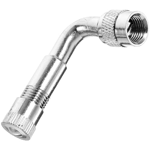 VICASKY Extender Extension Motorcycle Schrader - 90 45 Degree Valve Extender 90 Degree Valve Extender 90 Degree Valve Stem Extension Car Extension Adapter Motorcycle Adapter Bike Adapter Tire Gas