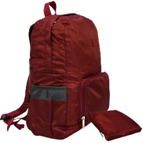 Mochila Escolar Viagem Academia Unissex Bolsa Vinho CBRN17645