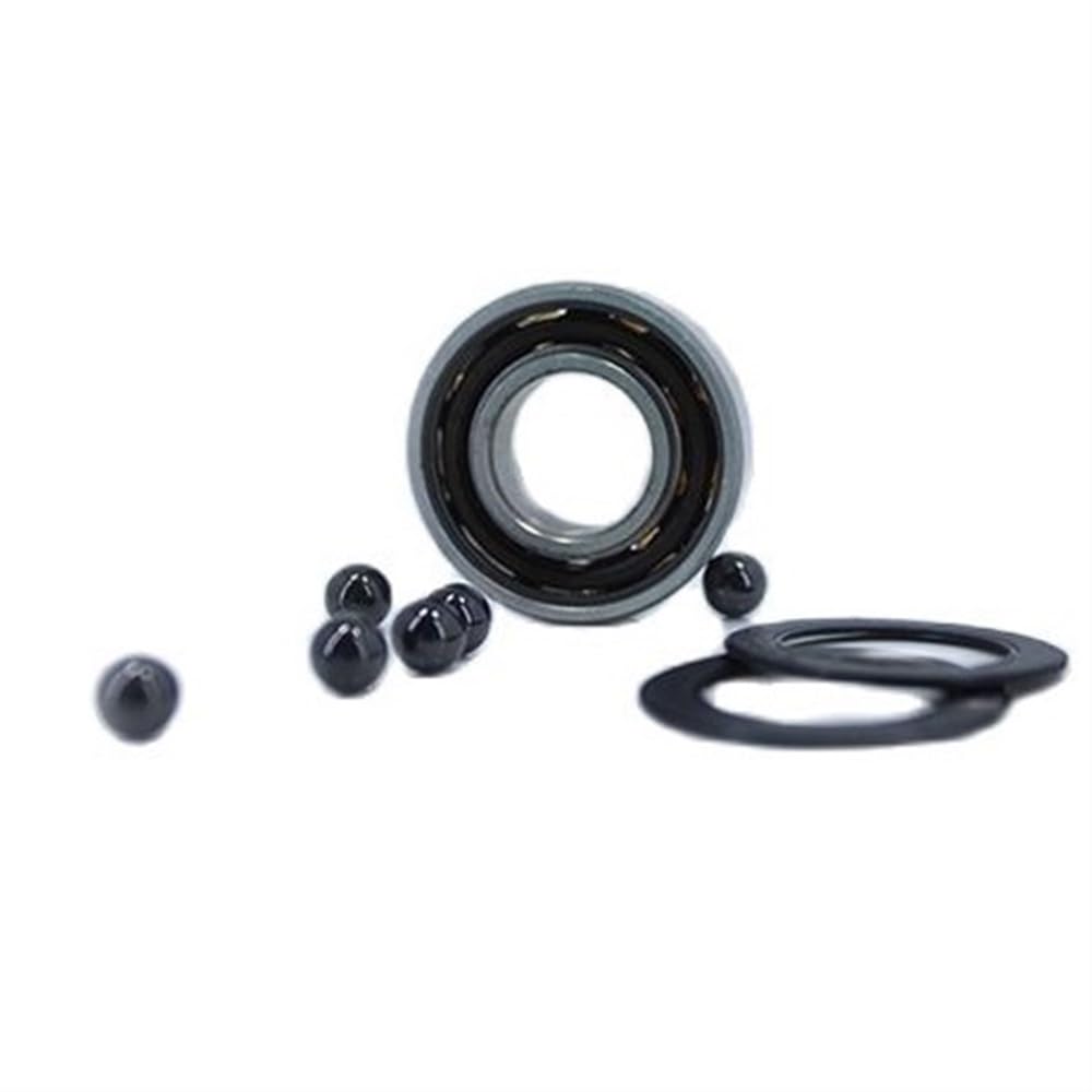 DUKUTS R20-2RS Hybrid Ceramic Bearing 31.75 * 57.15 * 12.7 mm (1 PC) Industry Motor Spindle R20HC Hybrids Si3N4 Ball Bearings 3NC R20RS