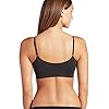 Jockey-Womens-T-Shirts-Modern-Micro-Seamfree-Cami-Strap-Bralette Jockey Women's Bra Modern Micro Stretch Seamfree Cami Strap Bralette, Black, L