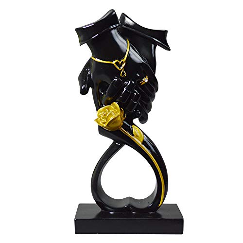 NEFSO Statua Ornamento per la casa Statua Figurine da Collezione Desktop Deco personalità Creativa Dito in Resina Europea Piccolo Pezzo oscillante Soggiorno Artigianato