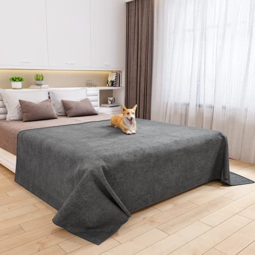 Image of Dog Pee Pad Washable 82x102 Extra Large,Absorb Reusable Whelping Pads, Non-Slip Puppy Training Pads, Waterproof Floor Mat for Potty Training, Playpen,Incontinence,Housebreaking,Bed