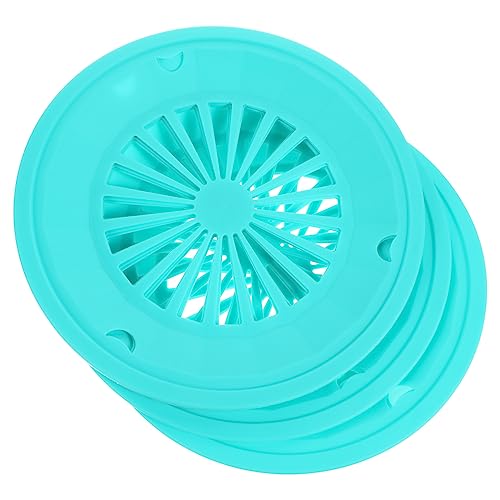 BEBEMOKO Bbq Plate Tray 10pcs Paper Plate Holder Dinnerware Sets Camper Dishes Plastic Support Random Color