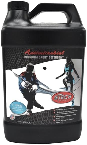 1 Gal GTech Sport Wash For Apparel, Equipment, Gyms, and Fitness Centers | Refresh. Restore. Protect.
