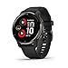 Garmin Venu 2 Plus, Smartwatch AMOLED 1,3", Microfono e cassa, Musica, Garmin Pay, +25 App sport, GPS, Cardio, SpO2, Nero (Slate & Black)