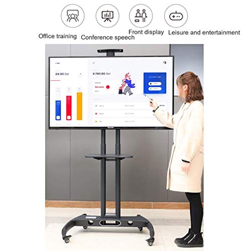 Soporte móvil para TV con ruedas para pantallas 32-80 pulg miniatura 4