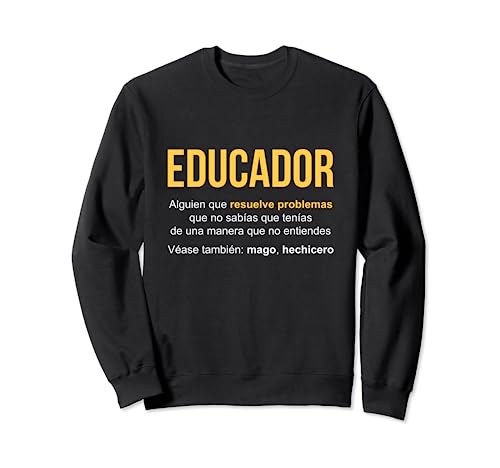 Educador Definición | Regalo Educador Sudadera