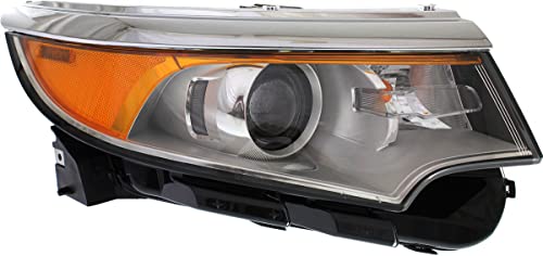 Evan Fischer Passenger Side Headlight Compatible with 2011-2014 Ford Edge FO2503291