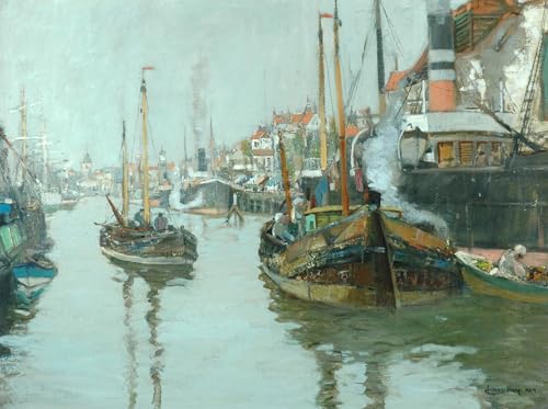 Affiches et impressions un canal hollandais pour une ambiance zen