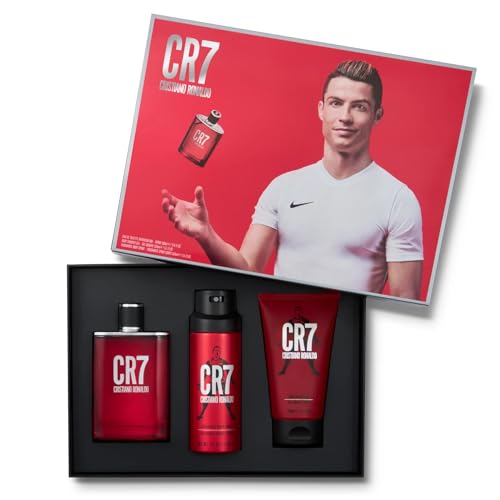 Cristiano Ronaldo CR7 3.4oz EDT Spray, 5.1oz Body Spray, 5.1oz