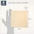 Wooden Squares for Crafts, Panel Board (6 x 6 in, 8-Pack)
