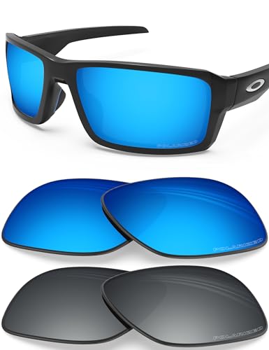Image of BLAZERBUCK Polarized Replacement Lenses for Oakley Double Edge OO9380-2 Pairs