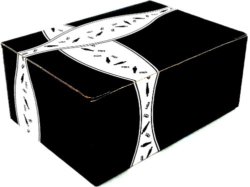 Cinnamon Hard Candy Discs, 2 lb Bag in a BlackTie Box