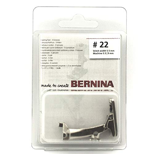 Prensatelas Bernina para máquina de coser 3 ranuras