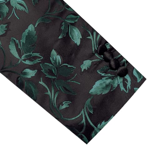 Image of Barry. Wang Men's Sport Coats & Blazers Flower Suit Jacket 1 Button Paisley Tuxedo Mardi Gras Carnival Parade Gift