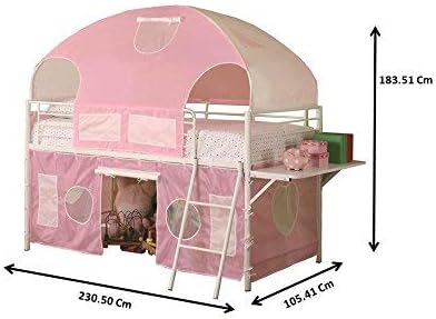Dimensions of Coaster Fine Furniture Sweetheart Tent Loft Bed