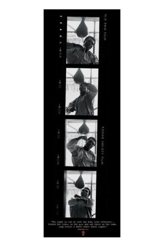 Poster Muhammad Ali Film Strip 33x95 cm Idée Cadeau Fan de Boxe