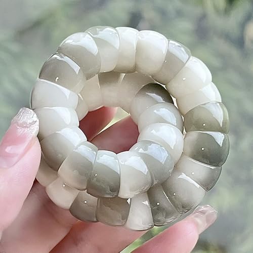 Embtrem Fidget Bracelet Natural Bodhi Seeds Beaded Bracelets Zen Fidget Stretch Bracelets Alleviate Anxiety Stress Protection Healing Bodhi Jewelry Gifts for Women Men by Embtrem - Used condition - Image 7