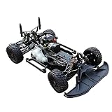 Qaqqvq voiture RC rose 86 cm avec arceau et échappement métal photo 2