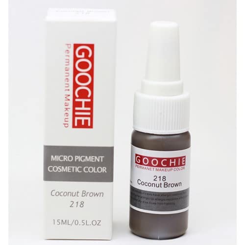 Goochie Permanent Makeup Micro Pigment Coconut Brown 218, 15ml-image-16