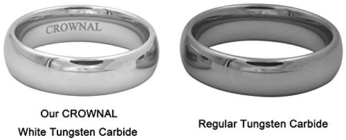 CROWNAL NA 6 mm anneau ultra résistant aux rayures avec finition brossée