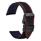 Kompatibel: Passend für die meisten herkömmlichen Uhren und Smartwatches mit einer Standardbreite von 14mm, 18 mm, 20 mm, 22 mm. Verwenden Sie ein Lineal, um den Innenabstand zwischen den beiden Ösen am Uhrengehäuse vor der Bestellung zu messen. Bei Problemen können Sie sich gerne an uns wenden. Wir werden Ihnen innerhalb von 24 Stunden antworten.