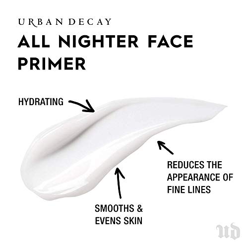 Urban Decay All Nighter Makeup Primer for Face, Even Complexion & Hydration, Up to 8 Hours Foundation Extending Wear, Vegan Formula*, 30ml