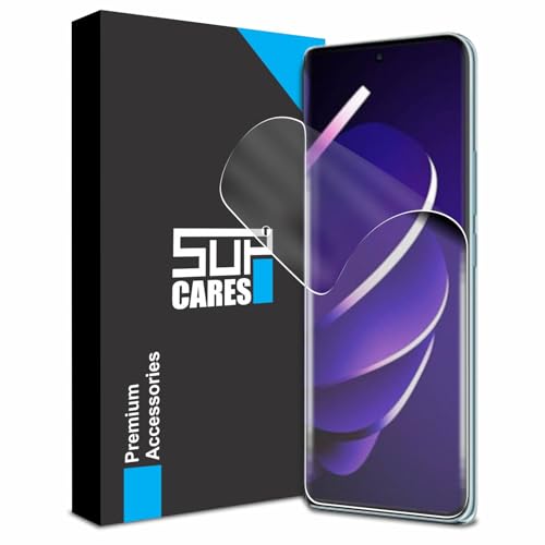 Image of SupCares TPU Anti Glare Matte Unbreakable Membrane Screen Protector for Redmi Note 14 Pro and Redmi Note 14 Pro Plus (6.67 Inch) With Easy Self Installation Kit | Fingerprint Working