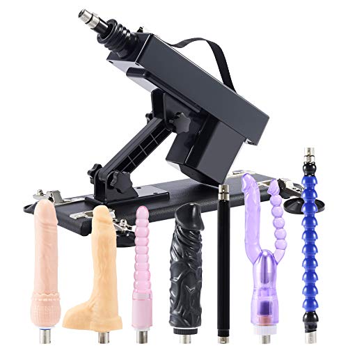 SENSUA Sex Love Machine Adult Toy, Thrusting Fucking Device for Men and Women Masturbation, Automatic and Adjustable Vaginal Anal Massage Pumping Gun for Singles and Couples with 7 Attachments