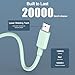 IIOZO iPhone 16 Charging Cable USB C 6FT, [MFi Certified] 2 Pack 60W USB C to C Fast Charging Cable Type C Charger Cord Compatible for iPhone 16/16 Plus/16 Pro/16 Pro Max/15/15 Pro/15 Pro Max, Green