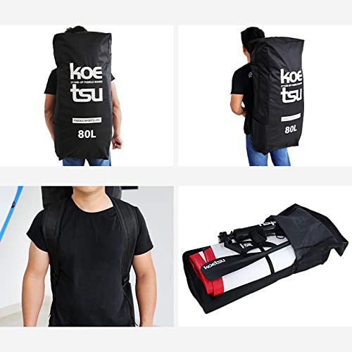Lixada 80L/105L/125L Reiserucksack für aufblasbares Paddleboard SUP Stand Up Board Tragetasche Schulterrucksack