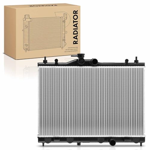 Frankberg Engine Radiator Car Radiator Compatible with Cube Z12 1.6L 2009-2014 Juke F15 1.6L 2010-2011 Tiida C11 SC11 1.6L 1.8L 2007-2012 Petrol Replace# 214101FD5A